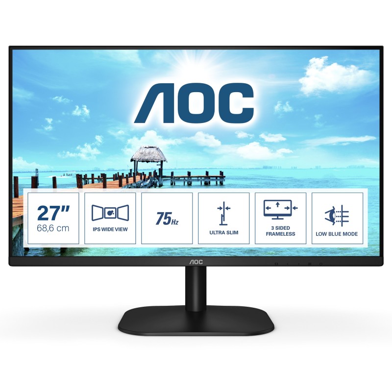 AOC B2 27B2H/EU Display LED 68,6 cm (27&quot;) 1920 x 1080 Pixel Full HD N