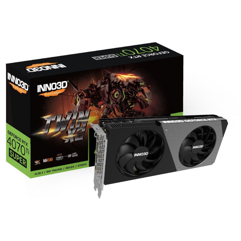 Inno3D GEFORCE RTX 4070 Ti SUPER TWIN X2 NVIDIA 16 GB GDDR6X (GeForce