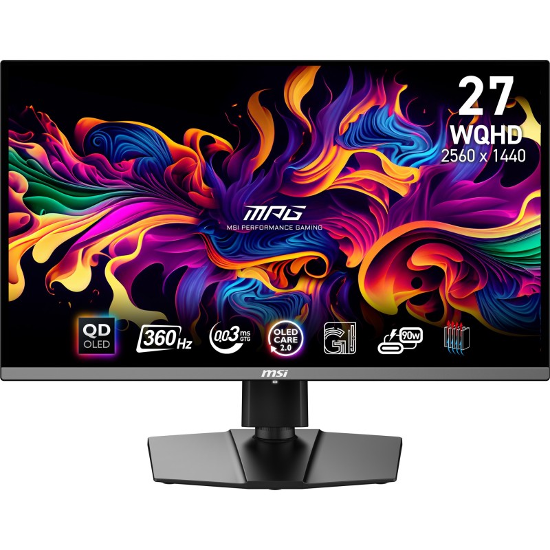 MSI MPG 271QRX QD-OLED &Eacute;CRAN PLAT DE PC 67,3 CM (26.5) 2560 X 1440 P