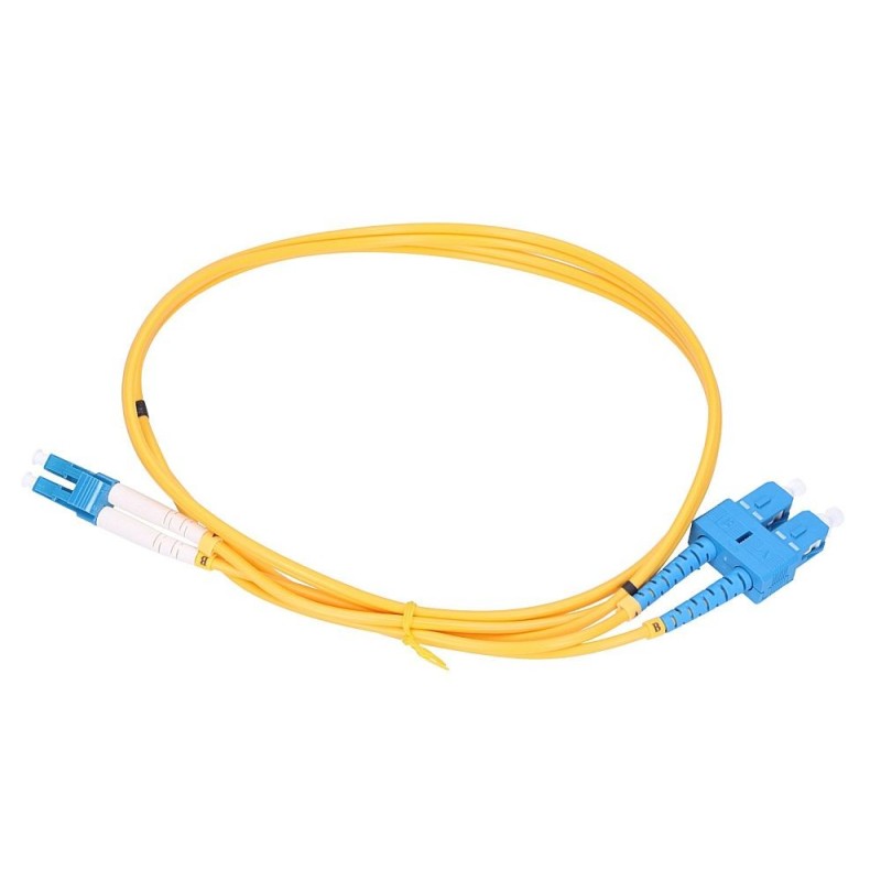 Extralink LC/UPC-SC/UPC | Patchcord | Monomodo, Duplex, G652D, 3mm, 1