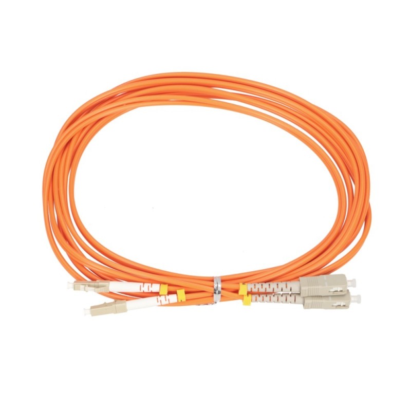 Extralink LC/UPC-SC/UPC | Patchcord | Multimodale, OM2, Duplex, 3mm, 