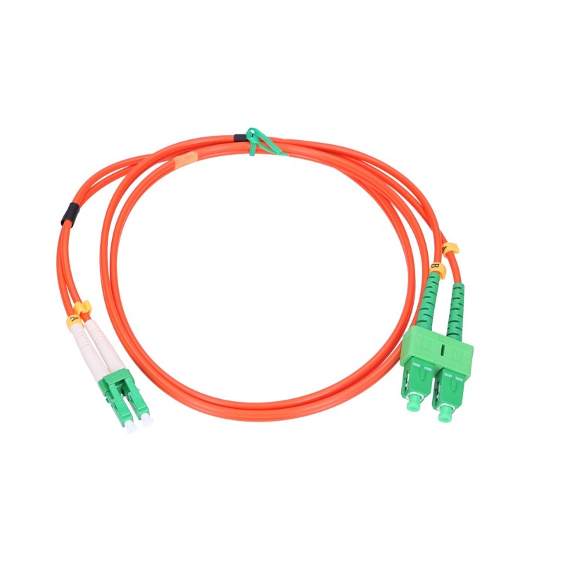 Extralink SC/APC-LC/APC | Patchcord | Multimodale, OM2, Duplex, 3mm, 