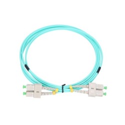 Extralink SC/APC-SC/APC | Patchcord | Multimodale, OM3, Duplex, 3mm, 