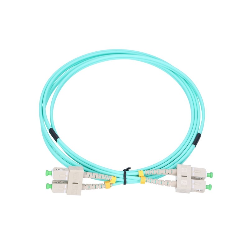 Extralink SC/APC-SC/APC | Patchcord | Multimodale, OM3, Duplex, 3mm, 