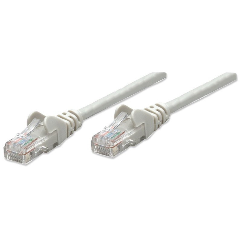 Intellinet RJ-45, M/M, 10m cavo di rete Grigio Cat5e U/UTP (UTP)