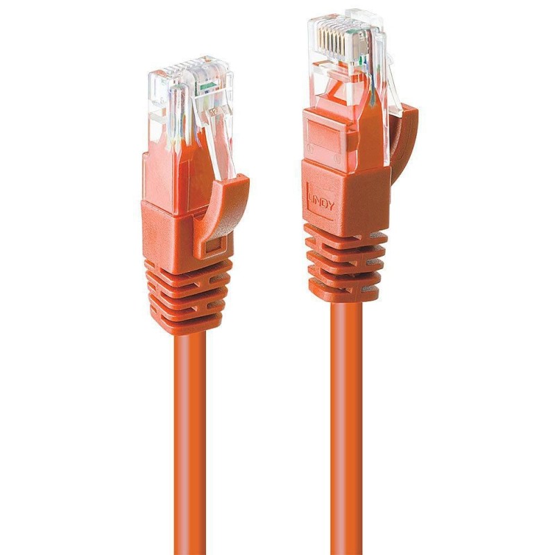 Lindy 48111 cavo di rete Arancione 7,5 m Cat6 U/UTP (UTP)