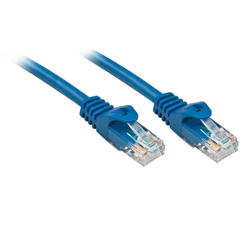 Lindy Rj45/Rj45 Cat6 10m cavo di rete Blu U/UTP (UTP)