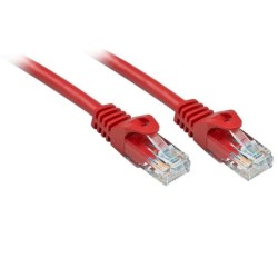 Lindy RJ-45/RJ-45 Cat6 0.5m cavo di rete Rosso 0,5 m U/UTP (UTP)