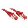 Lindy RJ-45 Cat.6 S/FTP 7.5m cavo di rete Rosso 7,5 m Cat6 S/FTP (S-S