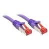 Lindy Rj45/Rj45 Cat6 0.3m cavo di rete Viola 0,3 m S/FTP (S-STP)