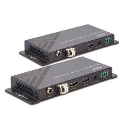 Extender HDMI 4K60, IR, RS232 &amp; Audio su Fibra Ottica, 300m/1000m