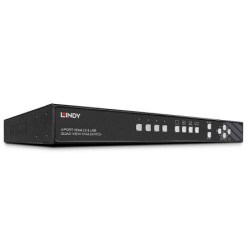 Lindy 32329 switch per keyboard-video-mouse (kvm) Montaggio rack Nero