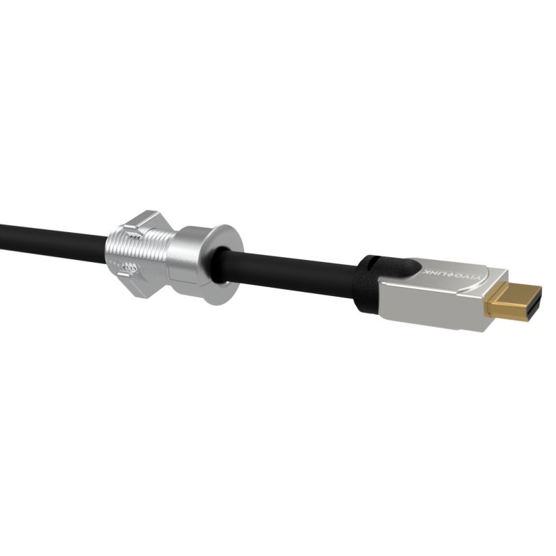 Cable Through Desk Solution - aluminum large up to 55mm - Warranty: 3