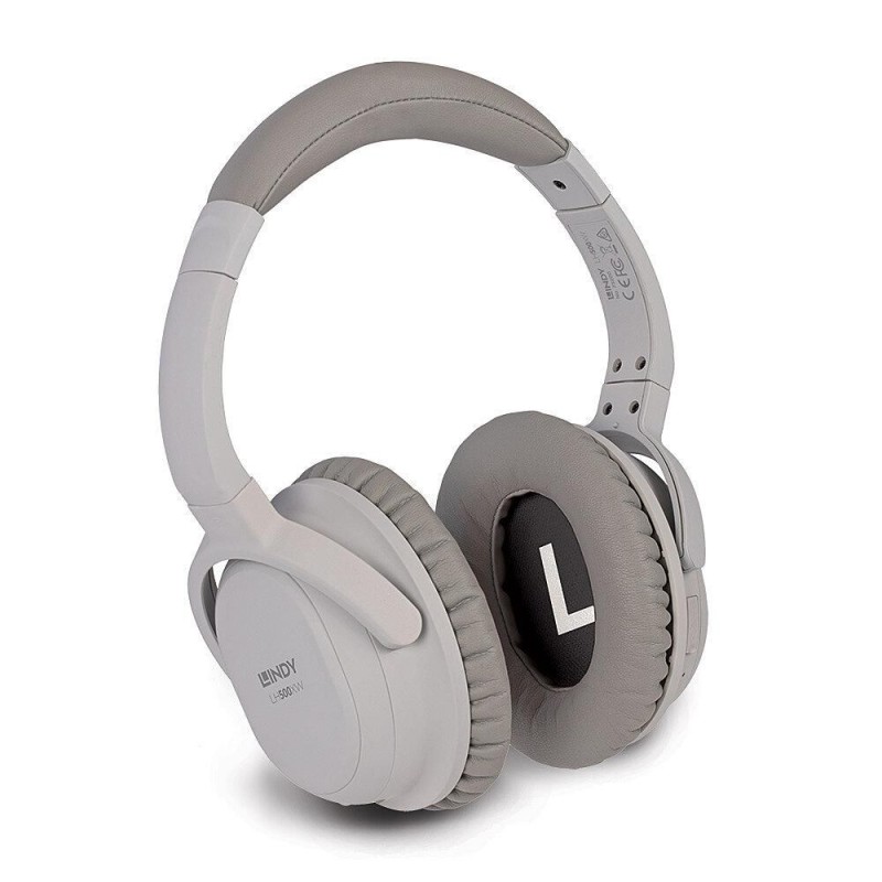 Cuffie LINDY LH500XW wireless Bluetooth/ANC/grigio