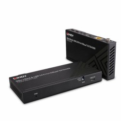 Lindy Extender HDBaseT Cat.6 KVM HDMI 4K60, USB 2.0 &amp; IR, 150m