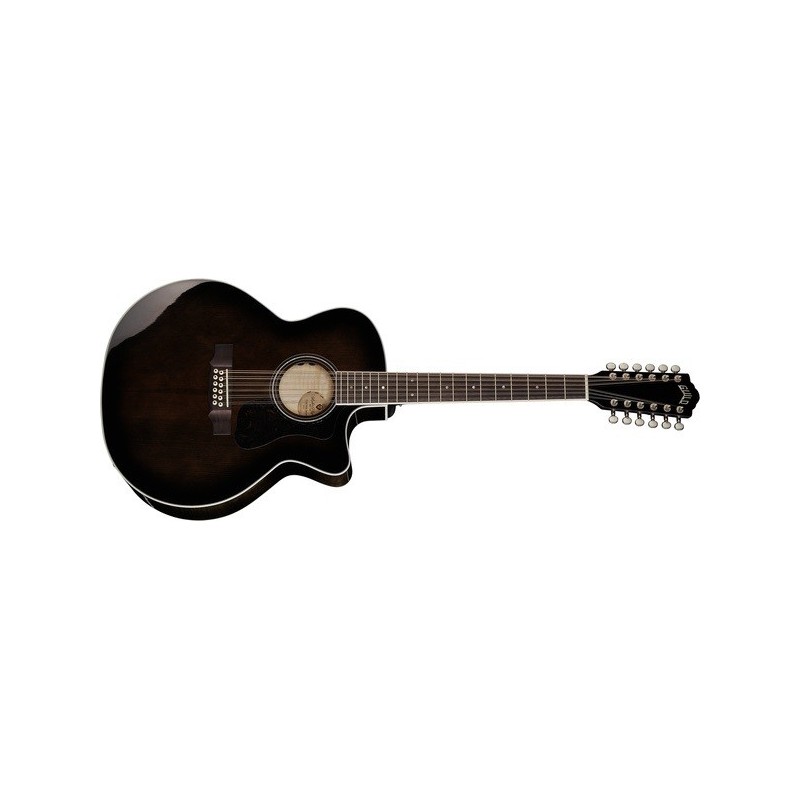 F-2512CE DELUXE MAPLE 12-STRING TRANS BLACK BURST