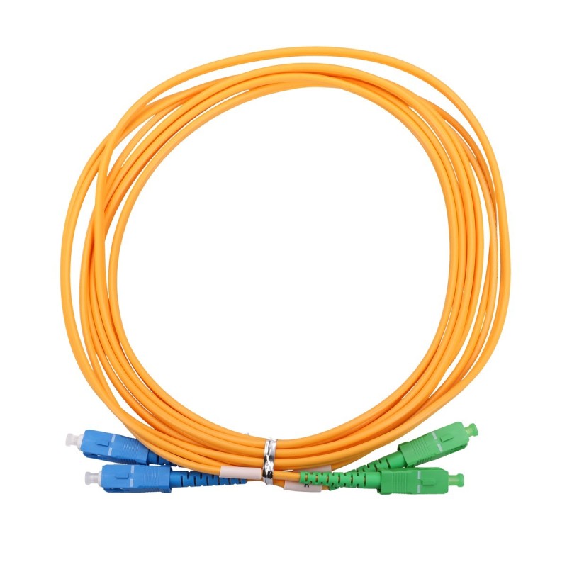 Extralink SC/APC-SC/UPC | Patchcord | Monomodale, Duplex, G657A1, 3mm