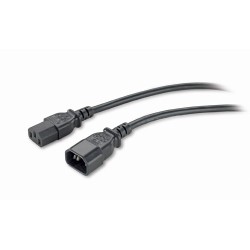 APC PWR Cord C13 - C14, 0.6 m Nero 0,61 m Accoppiatore C13 Accoppiato