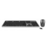 Ewent EW3272 tastiera Mouse incluso RF Wireless QWERTY Spagnolo Nero