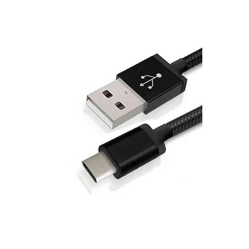 CAVO DATI E RICARICA TC-170 USB TYPE-C 3A QUICK NERO