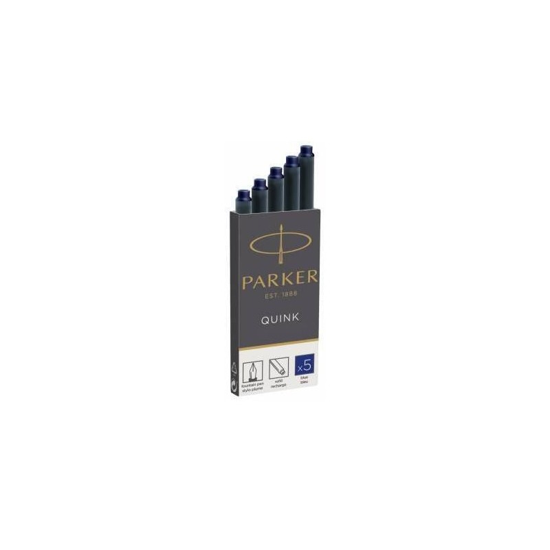 Parker 1950384 ricaricatore di penna Blue 5 pc[s] (Parker Quink Ink R