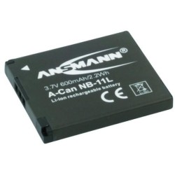 Batteria ANSMANN A-Can NB-11L 600mAh per Canon IXUS125/240 /PS A2300/