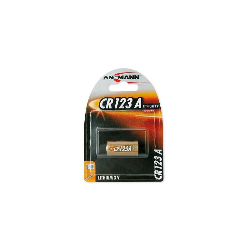 Batterie CR123A ANSMANN Lithium 3V CR123a Lithium