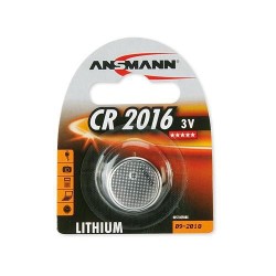 Batterie CR2016 ANSMANN Knopfzelle 3V CR 2016 Lithium