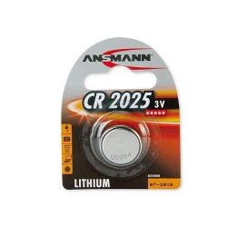 Batterie CR2025 ANSMANN Knopfzelle 3V CR2025 Lithium 1 St&uuml;ck