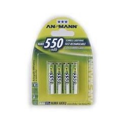 Akku AAA ANSMANN maxE 550mAh 4er Micro, Blister