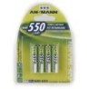 Akku AAA ANSMANN maxE 550mAh 4er Micro, Blister