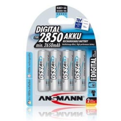 Akku AA ANSMANN 2850mAh Digital 4er Mignon, 4er Blister