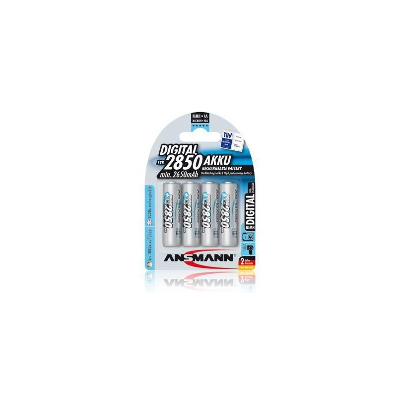 Akku AA ANSMANN 2850mAh Digital 4er Mignon, 4er Blister