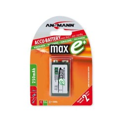 Batteria 9V ANSMANN maxE+ 300mAh 1 serie blocco 9V, blister