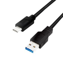 LogiLink USB 3.2 Gen 1 USB Type-C kabel 1.5m Sort