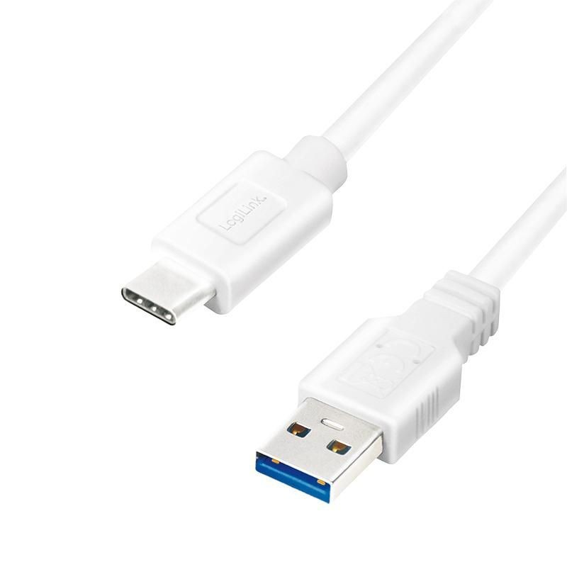 LogiLink USB 3.2 Gen 1 USB Type-C kabel 3m Hvid