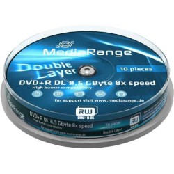 DVD+R MediaRange 85GB 10pcs