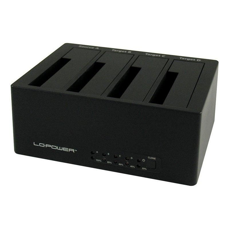 LC-POWER USB3.0 &amp; eSATA Docking Stat 4-Bay,4x2,5&#039;&#039;/3,5&#039;&#039; SATA HDD/SSD