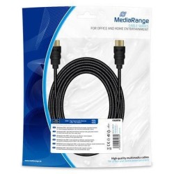 MediaRange HDMI High Speed Ethernet Anschlussk. 10Gibt/s 5m