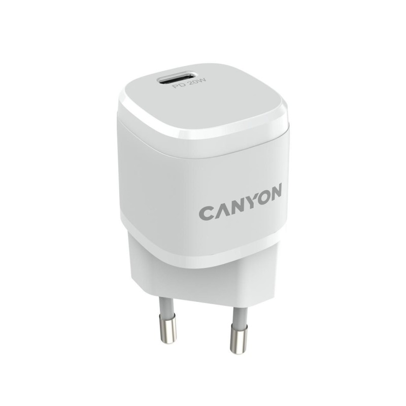 Canyon, PD 20W Input 100V-240V, Output 1 port charge USB-C PD 20W (5V