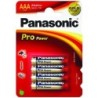 BLISTER 4 ministilo LR03 Pro P ower AAA PANASONIC