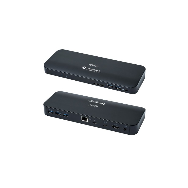 i-tec Metal Thunderbolt 3 Dual 4K Docking Station + Power Delivery 65W