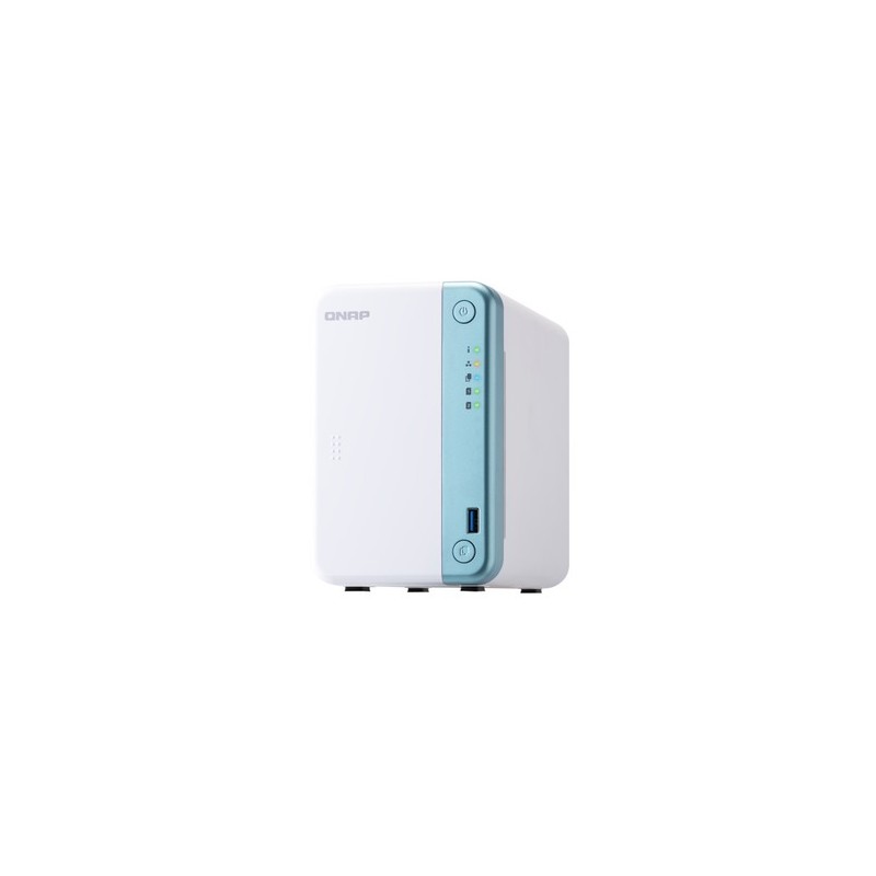 QNAP TS-251D NAS Tower Collegamento ethernet LAN Bianco J4005