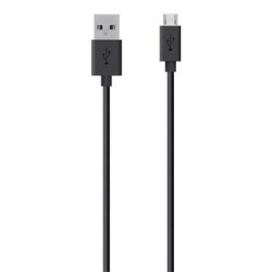 Belkin USB A - Micro-USB, cavo da 2 m USB USB 2.0 Micro-USB B Nero