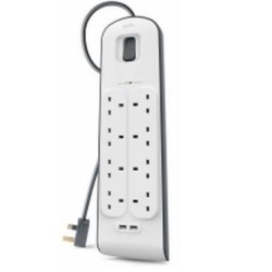 Belkin BSV804AF2M protezione da sovraccarico Bianco 8 prese(e) AC 2 m