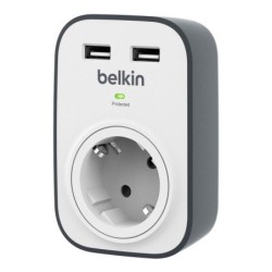 Belkin BSV103VF protezione da sovraccarico Nero, Bianco 1 presa(e) AC