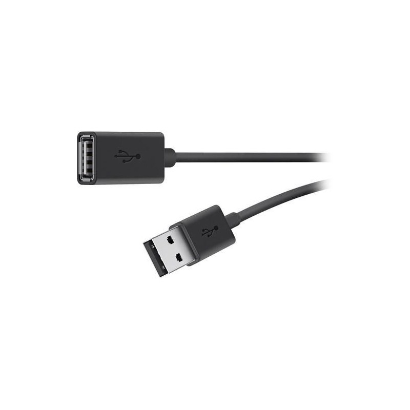 Belkin USB 2.0 A M/F 3m cavo USB USB A Nero