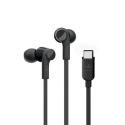 Belkin ROCKSTAR Cuffie Cablato In-ear Musica e Chiamate USB tipo-C Ne