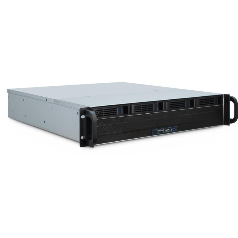 2U 2404L S-Ata Rack Black