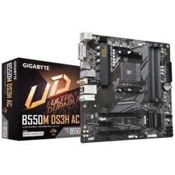 Gigabyte B550M DS3H AC scheda madre AMD B550 Socket AM4 micro ATX (Gi